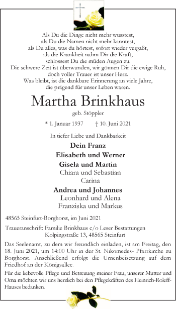 Gedenkkerzen von Martha Brinkhaus www.trauer.ms