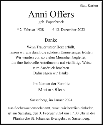 Anzeige von Anni Offers 